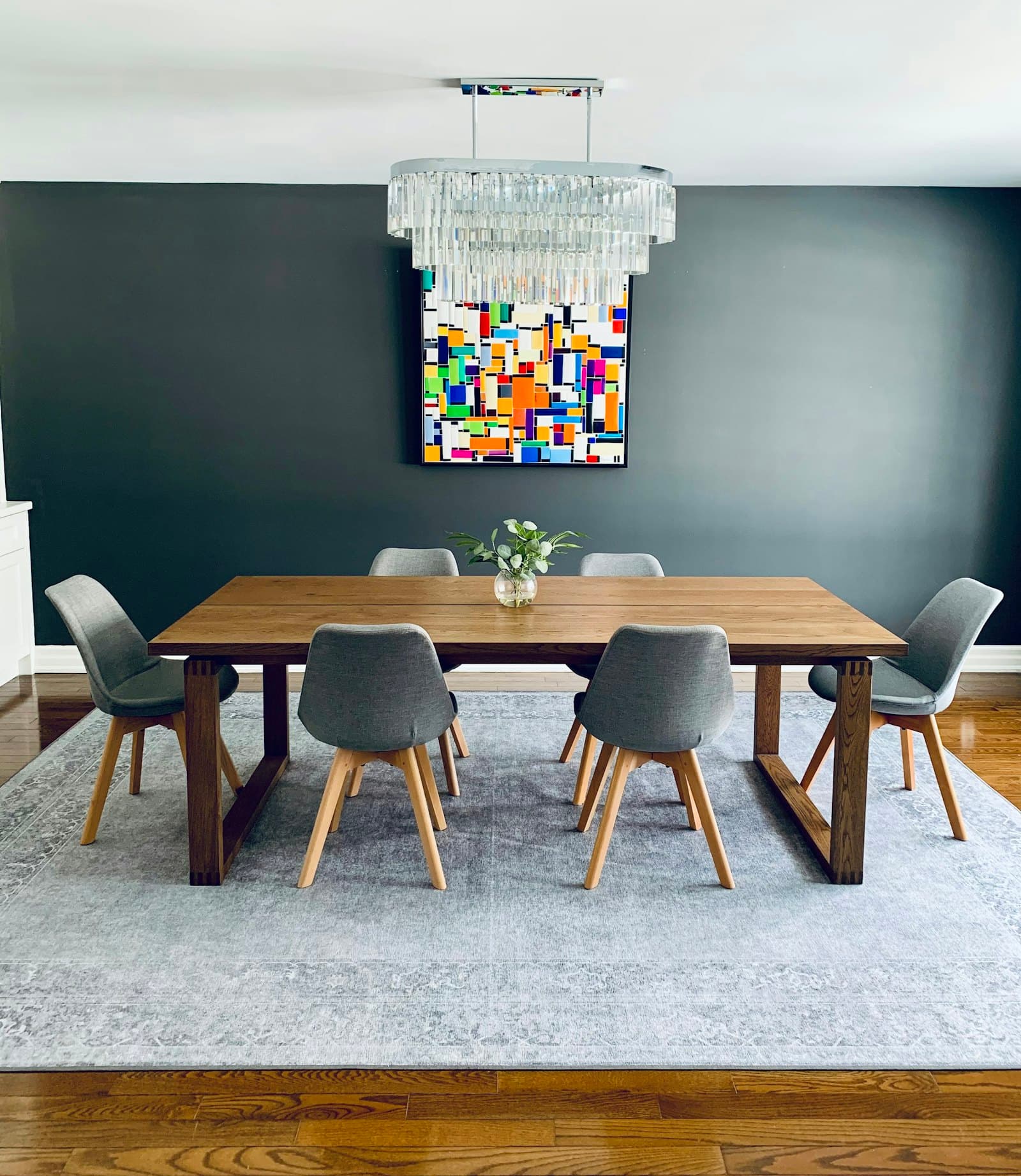 Dining table with chairs