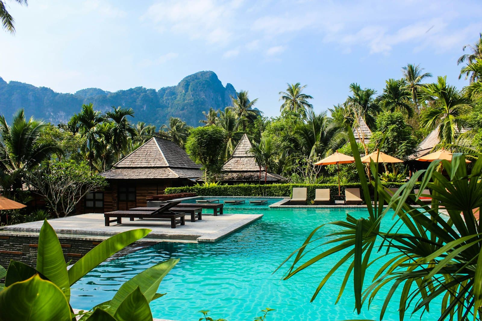 Resort with pool