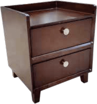 Double Draw Side Table