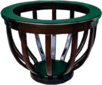 Volga Glass Teapoy