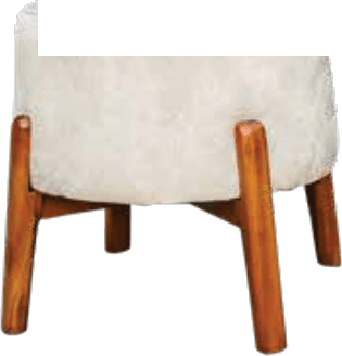 X Round Cushion Stool